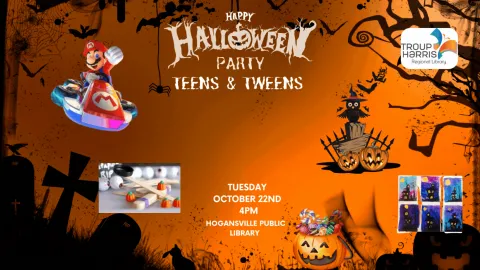 Teen and Tween Halloween Party and Mario Tournament 