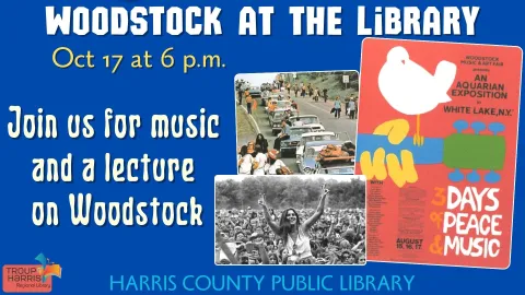 Woodstock at the library