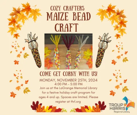 Cozy Crafters Maize Bead Craft 