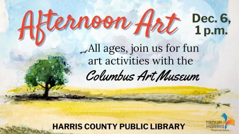 Afternoon Art with Columbus Art Museum