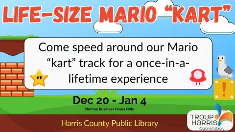 Life-size Mario "kart"