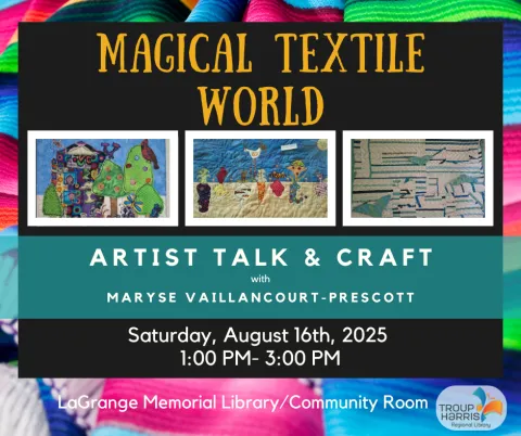 Artist talk and craft with Maryse Vaillancourt-Prescott