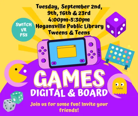Teen Game Night: Digital and Board