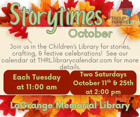 October Storytimes