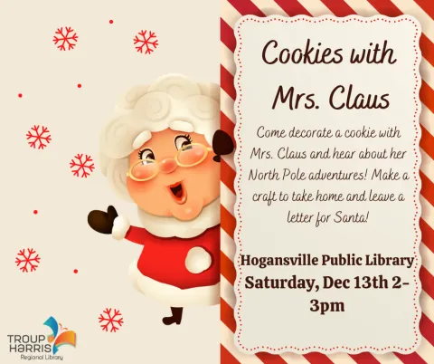 Cookies with Mrs. Claus!