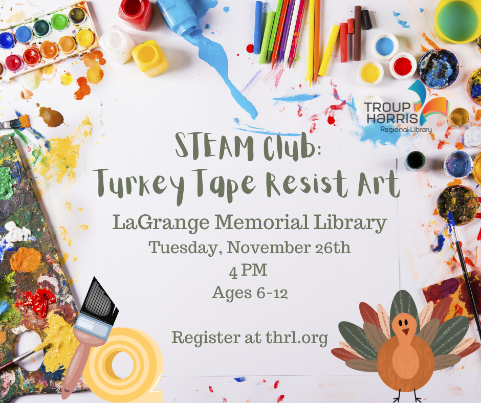 Turkey Tape Resist Art