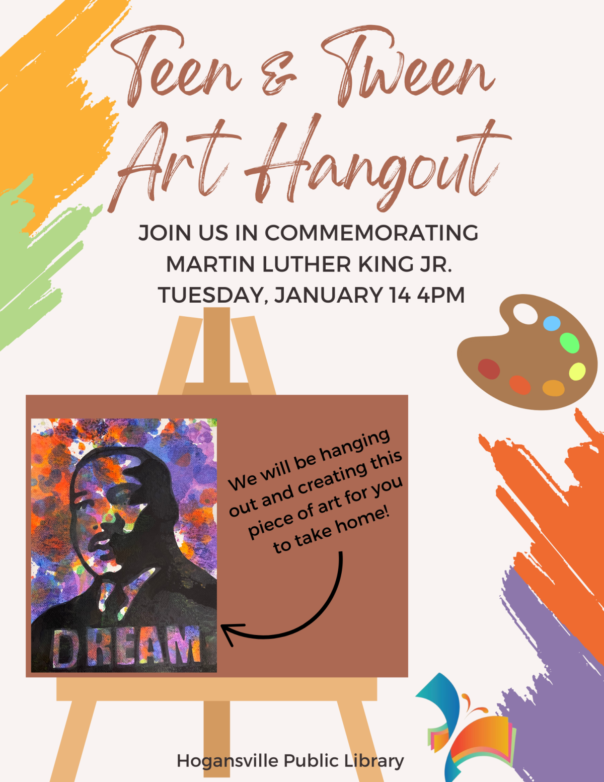 Teen & Tween MLK Art Commemoration 