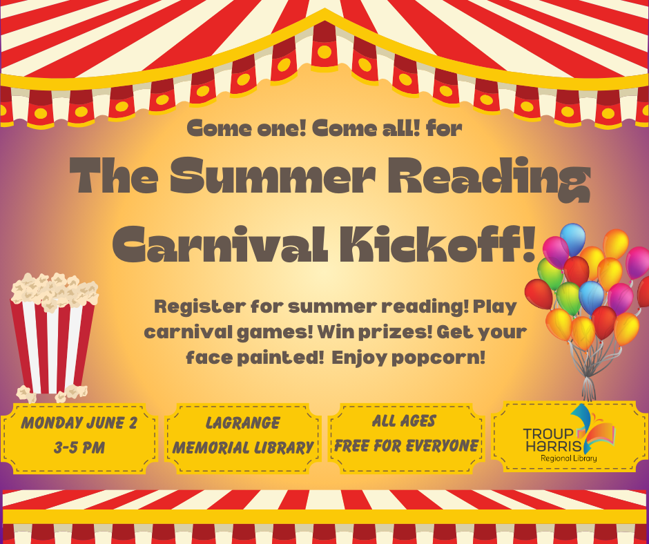 Summer Reading Program Kickoff Carnival