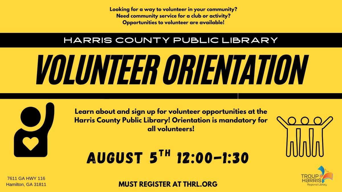 volunteer orientation