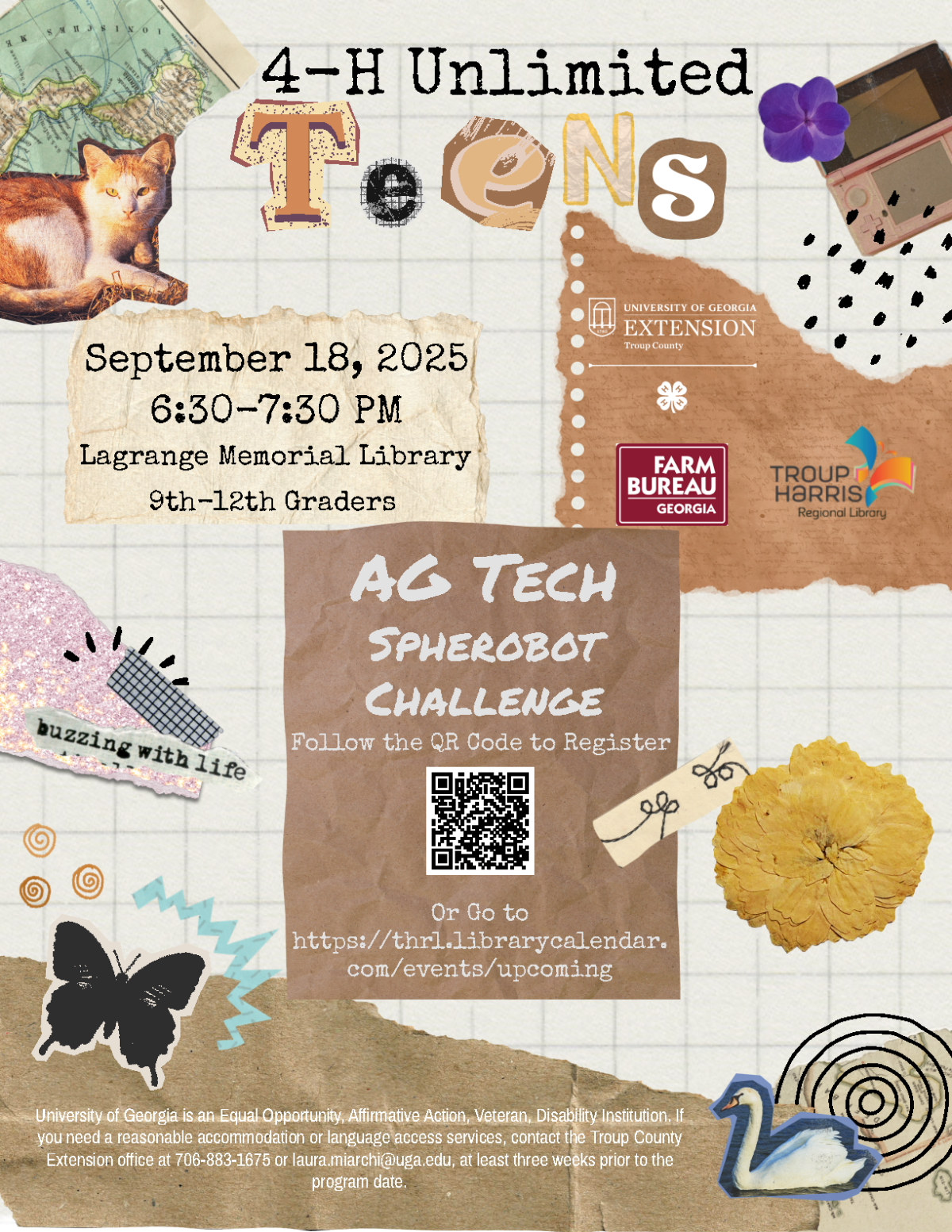 4-H Unlimited Teens: AG Tech Spero Bot Challenge!